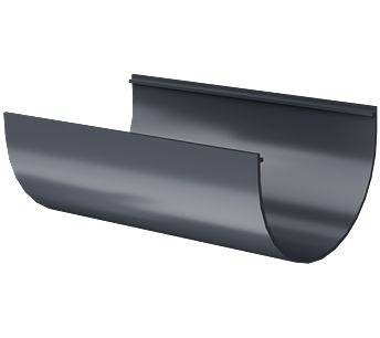 Желоб водосточный 1,5 м Премиум (Premium) Графит