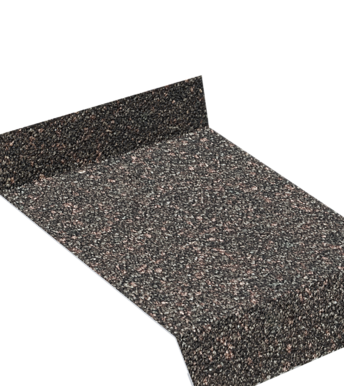 Отлив металлический с посыпкой, Зрелый каштан