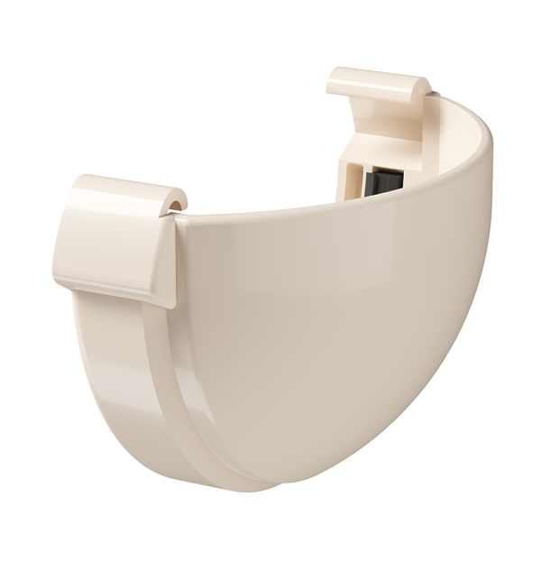 Заглушка желоба Lux, латте - 1